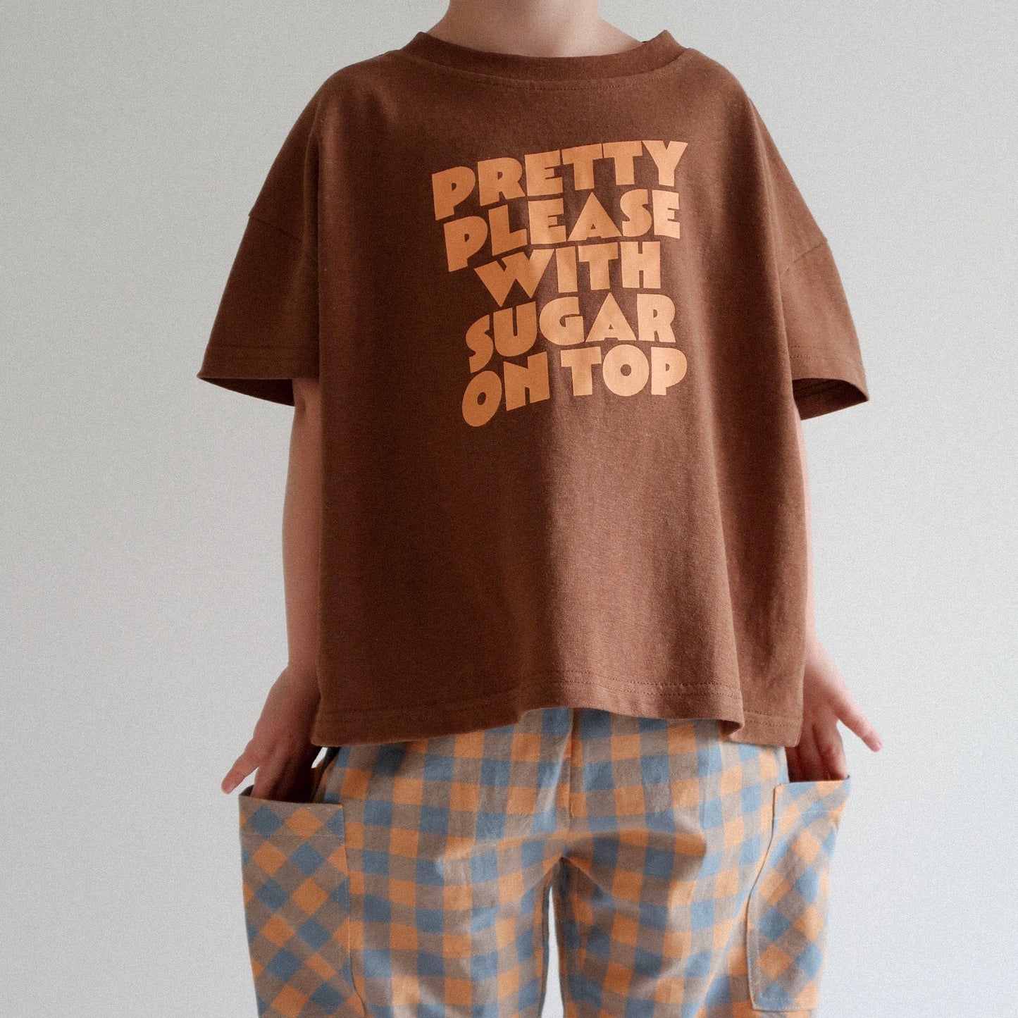 Pretty Please Oversized Tee - True Brown