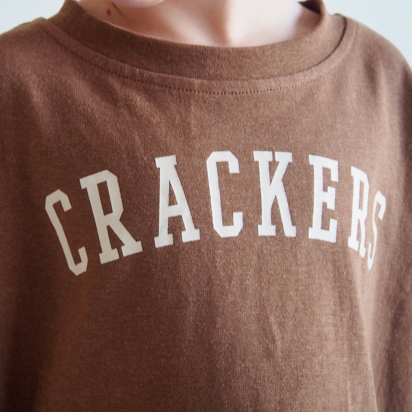 Crackers Oversized Tee - True Brown