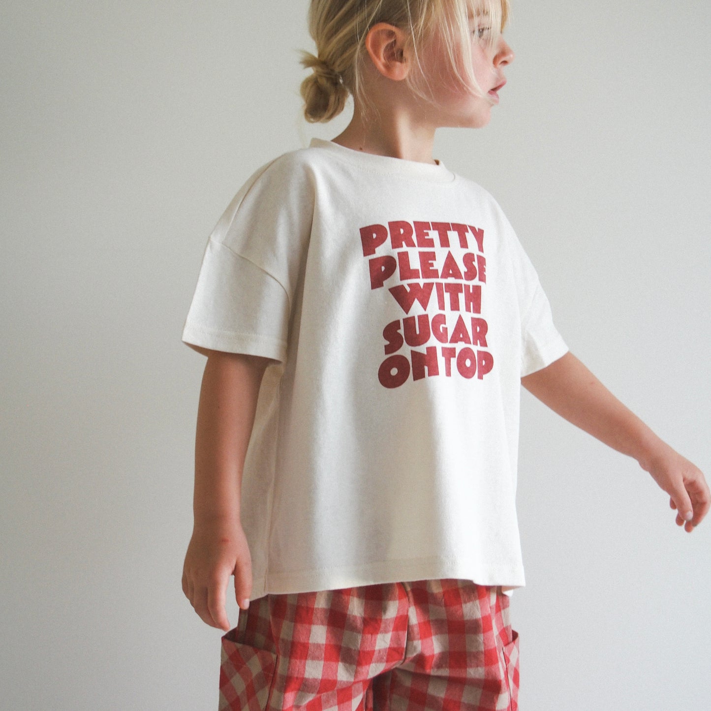 Pretty Please Oversized Tee - Cream