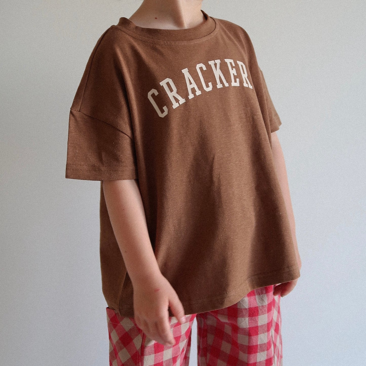 Crackers Oversized Tee - True Brown