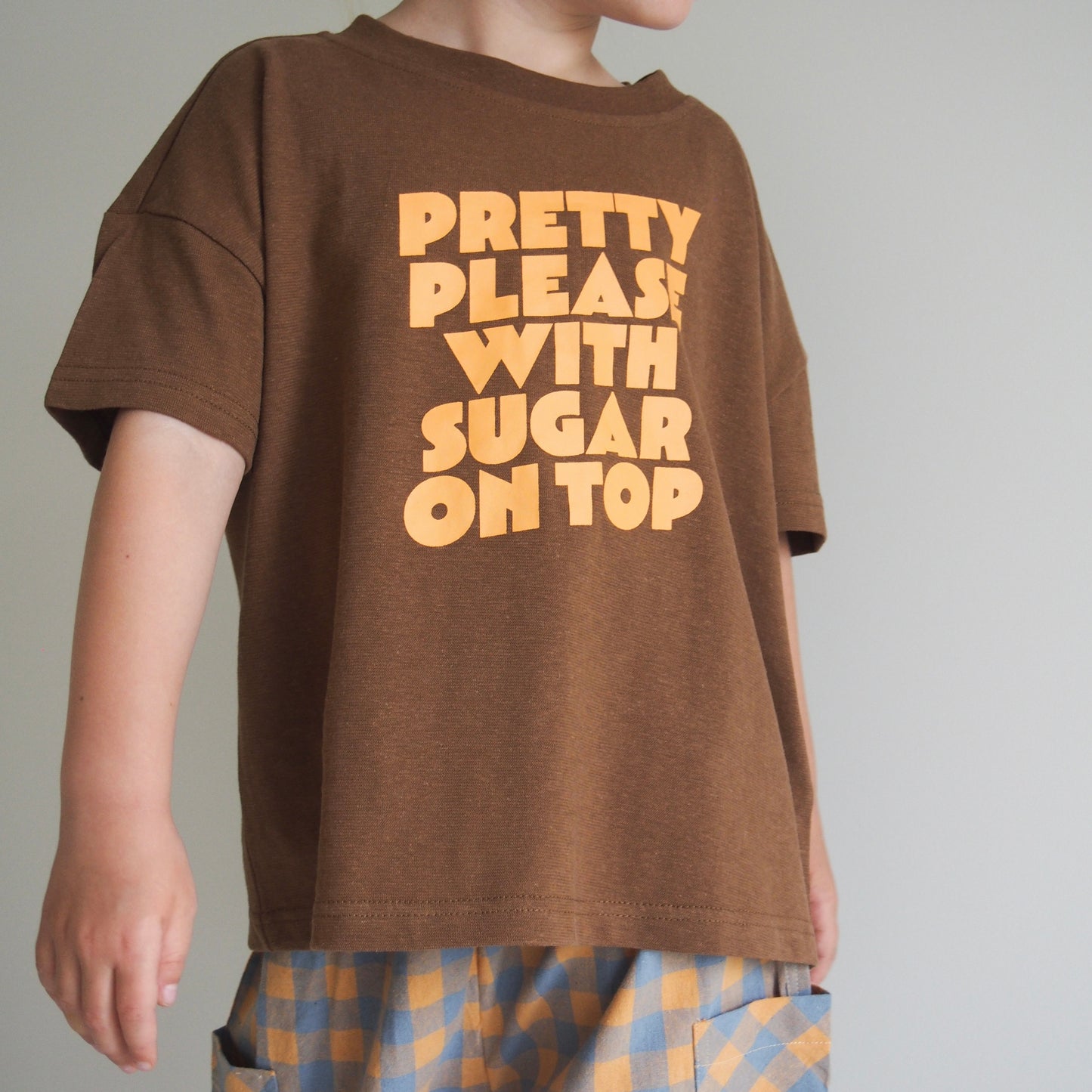 Pretty Please Oversized Tee - True Brown