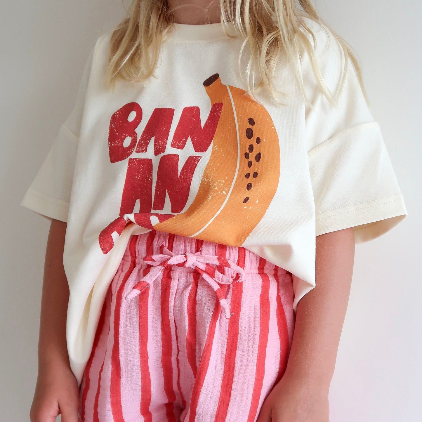 Bananas Oversized Tee - Vintage Yellow