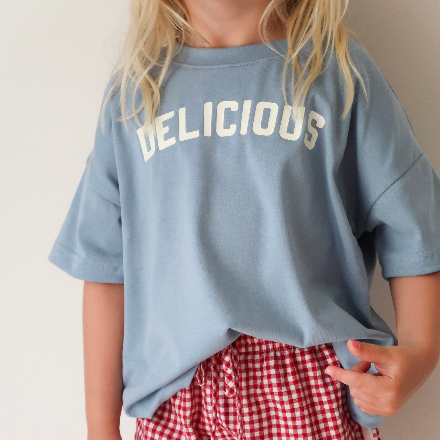 Delicious Oversized Tee - Powder Blue