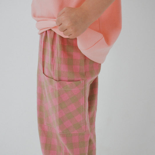 Picnic Pant - Bubblegum/Biscuit