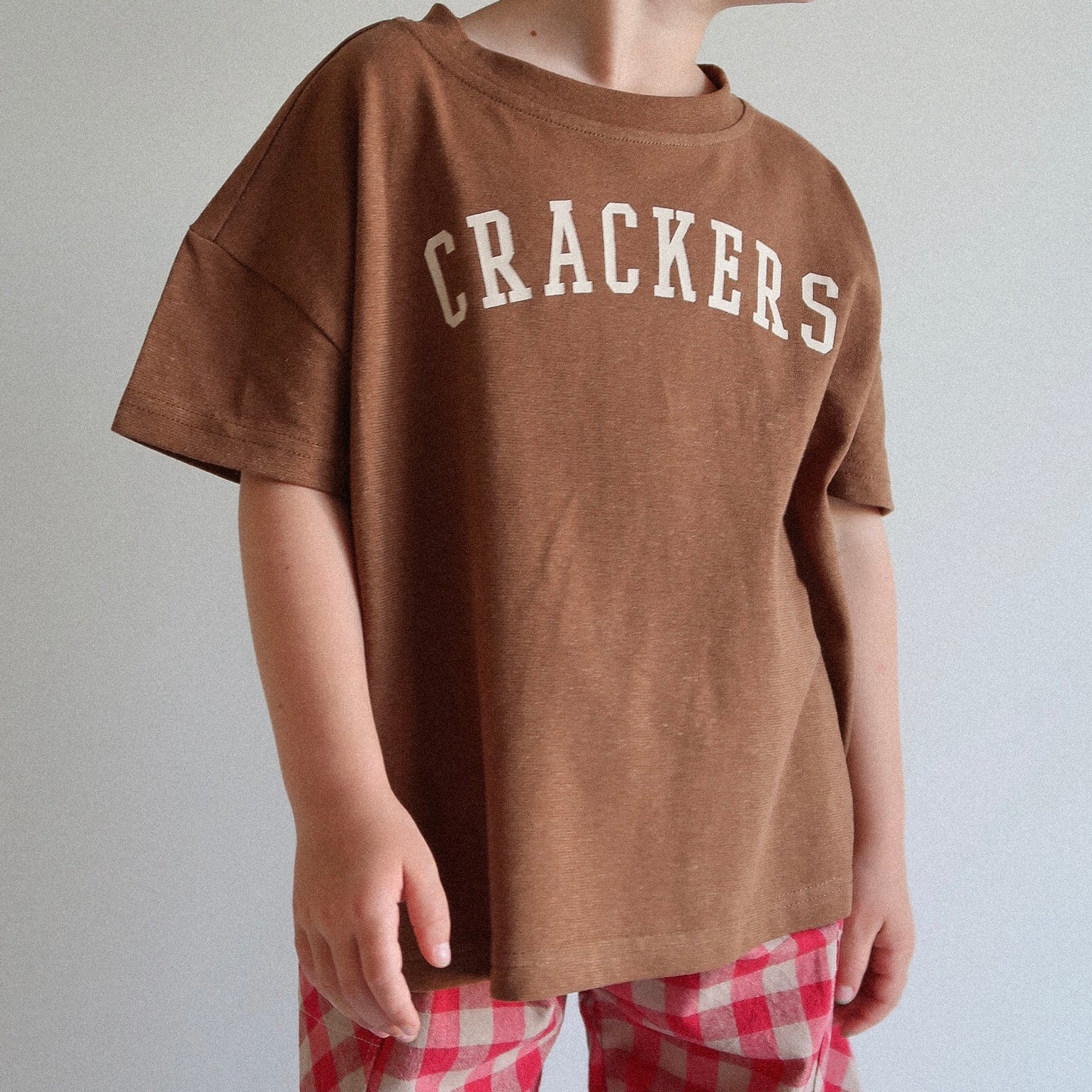 Crackers Oversized Tee - True Brown