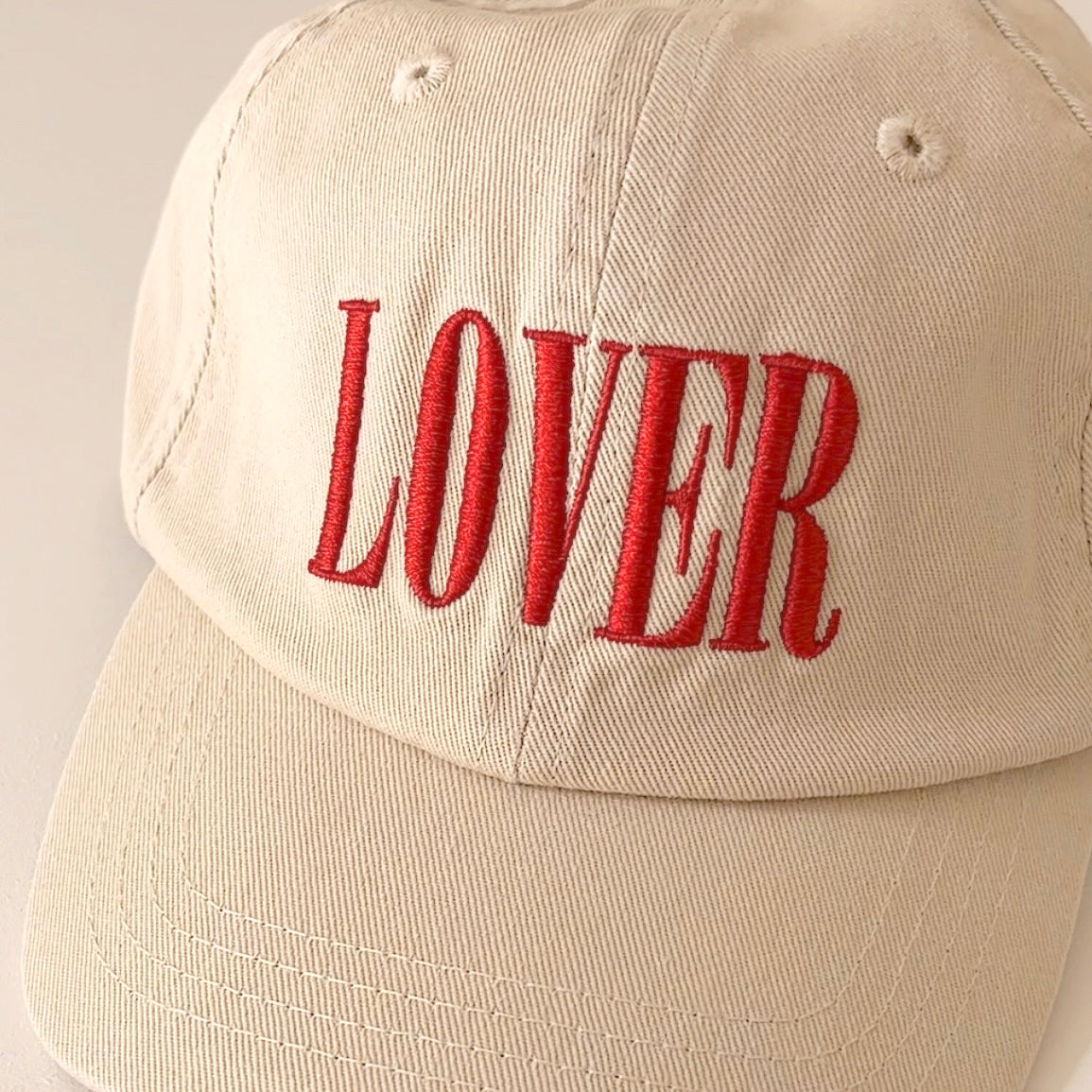 Lover Kid's Dad Cap - Cream