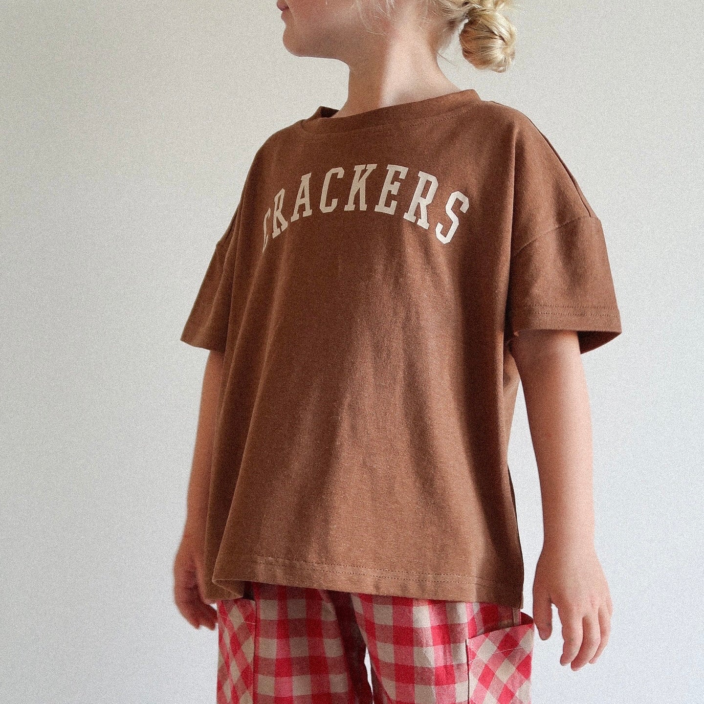 Crackers Oversized Tee - True Brown