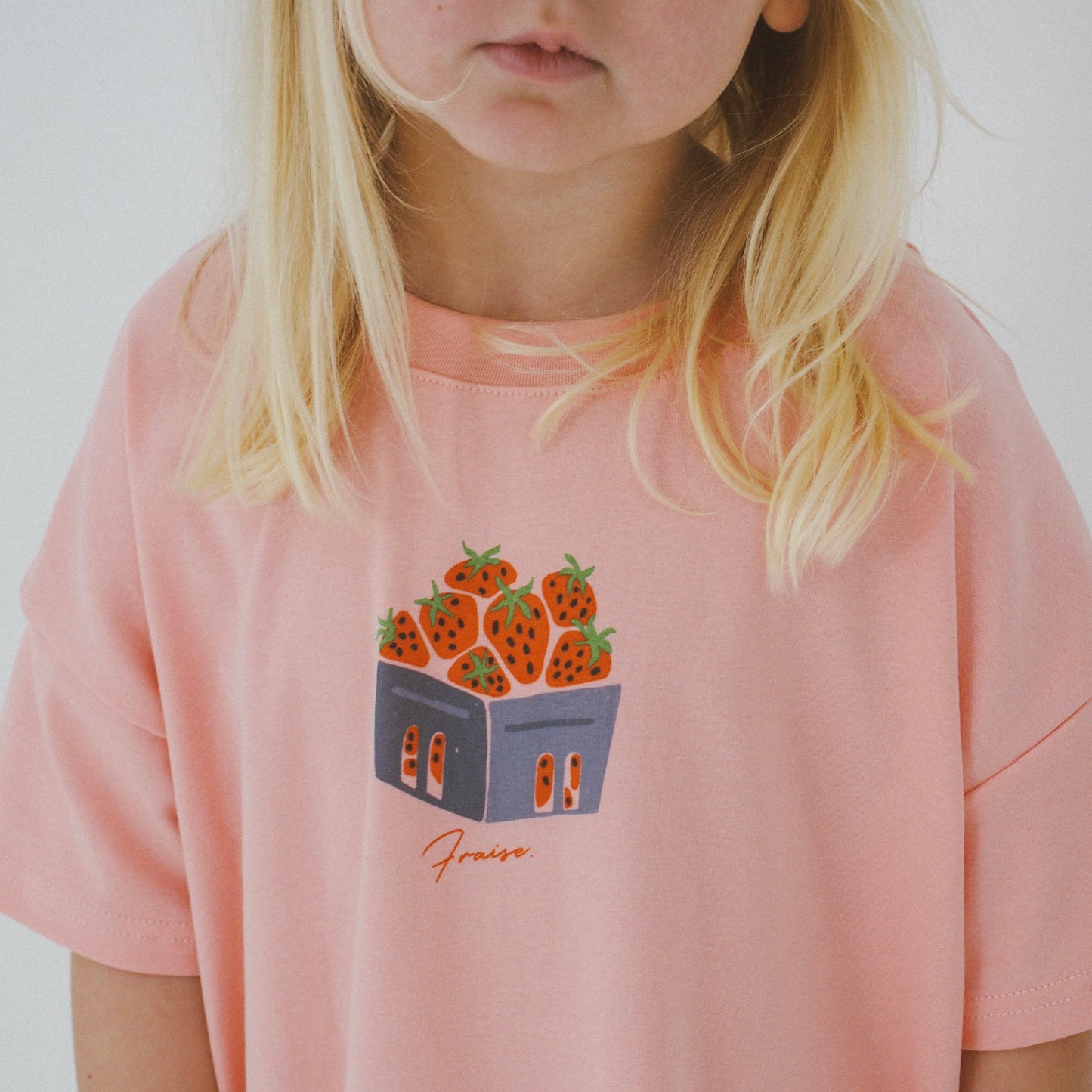 Fraise Oversized Tee - Strawberry Milkshake