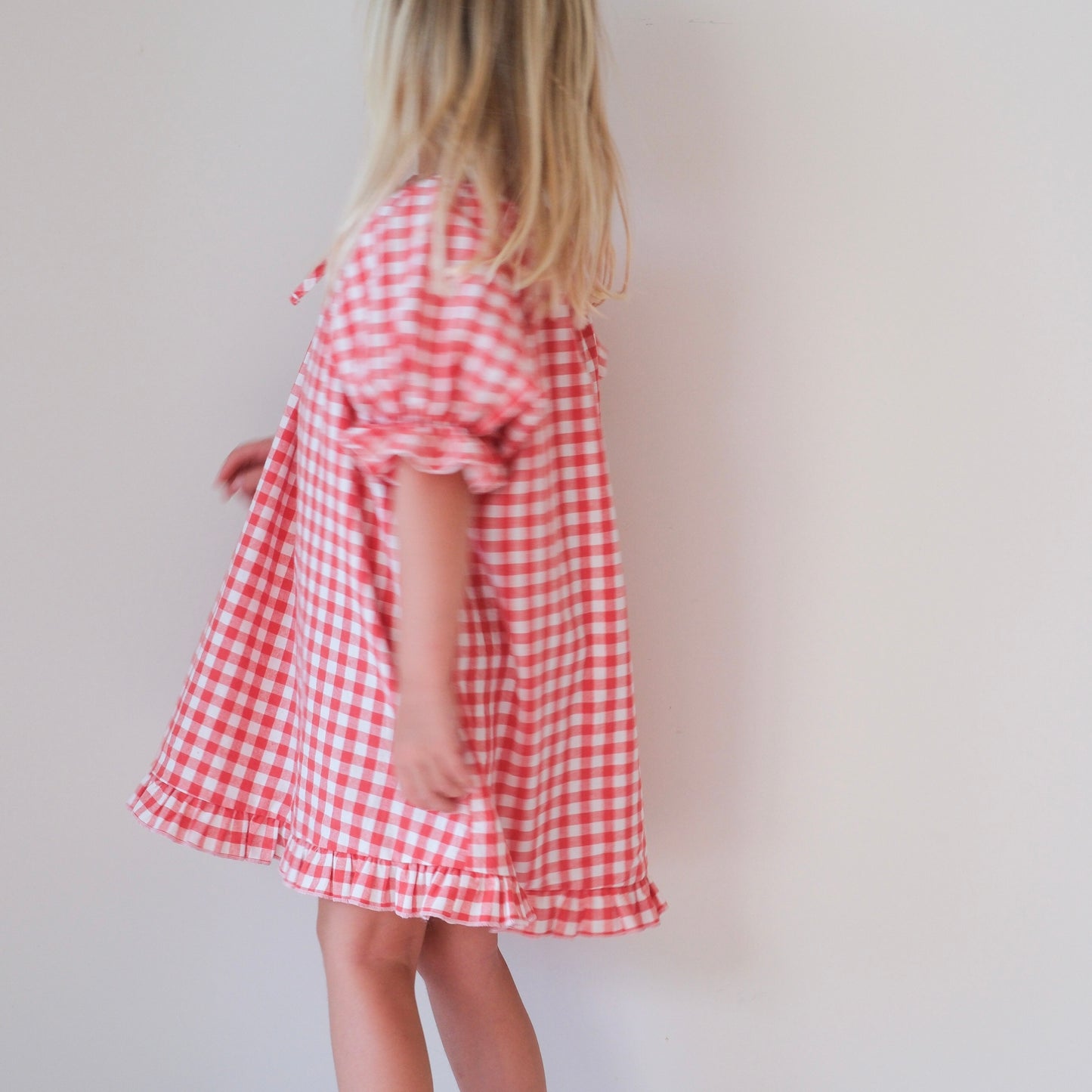 Gingham Frankie Dress - Watermelon