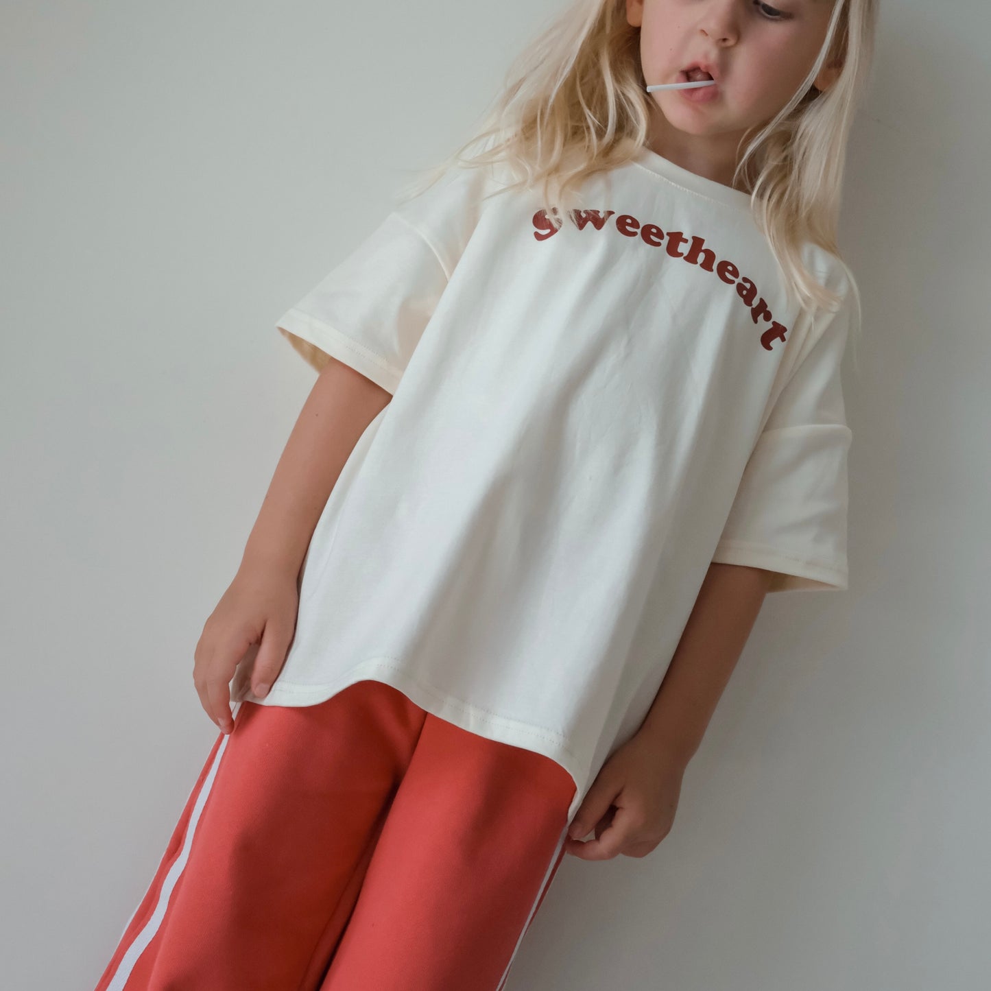 Sweetheart Oversized Tee - Vintage Yellow