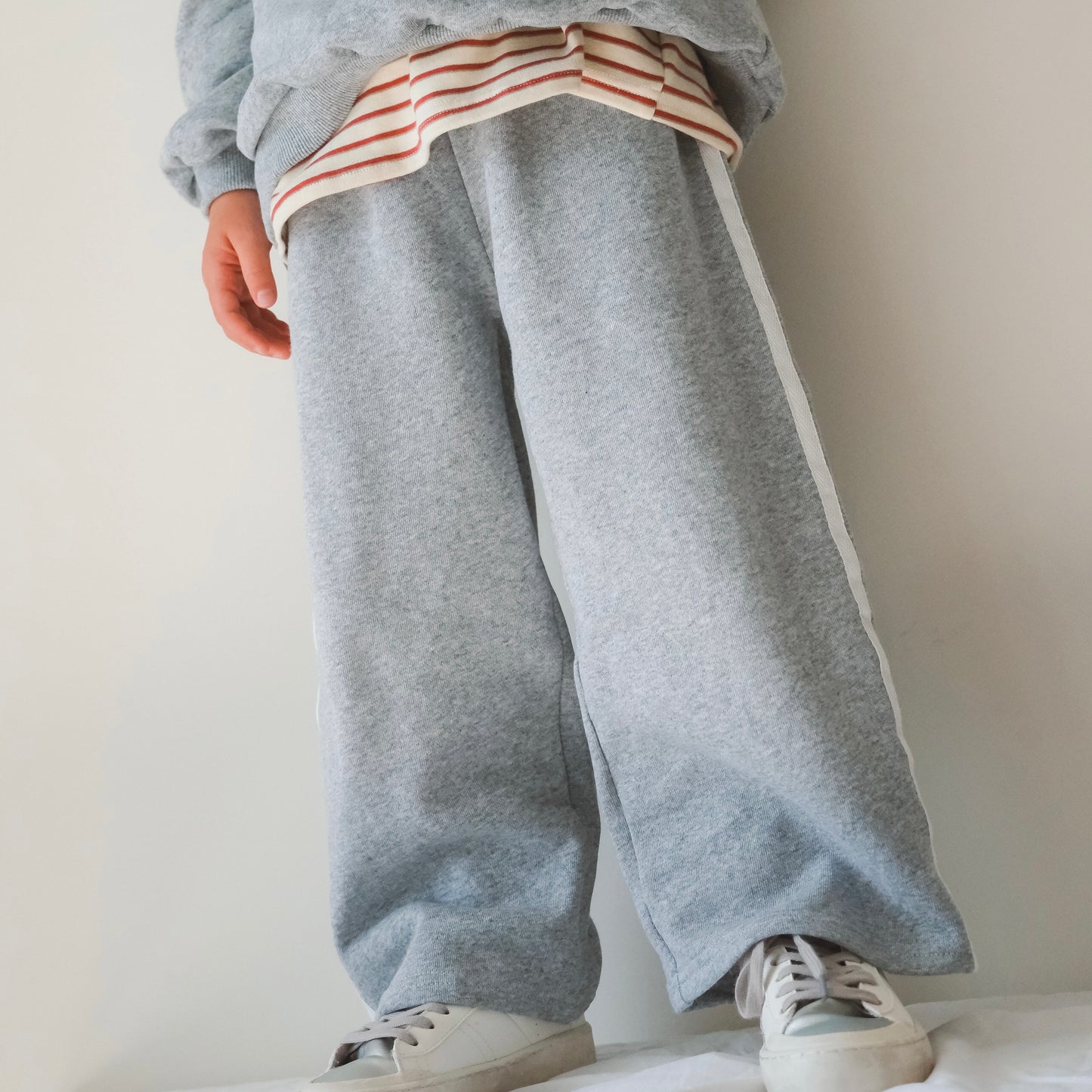 Retro Racer Pant - Grey Marle