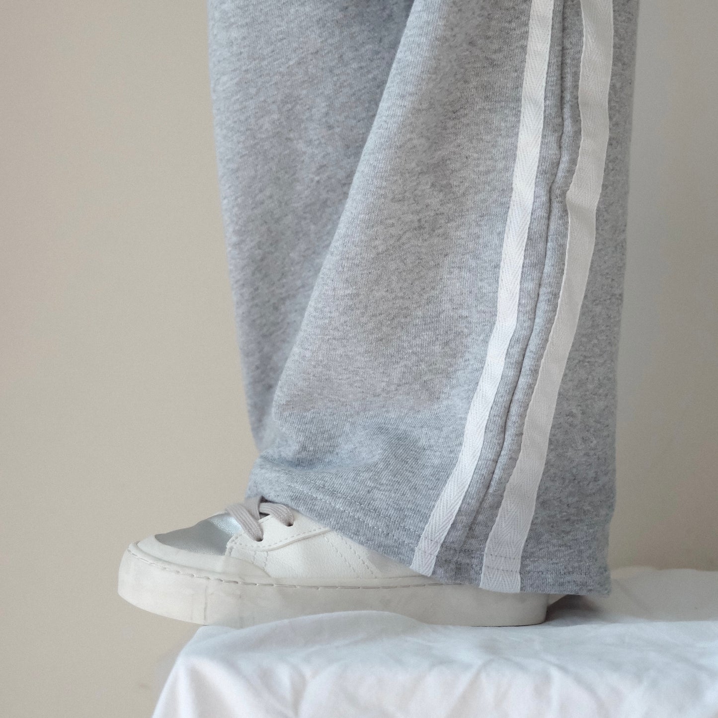 Retro Racer Pant - Grey Marle