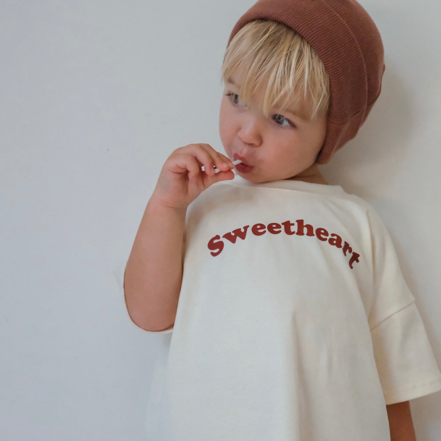 Sweetheart Oversized Tee - Vintage Yellow