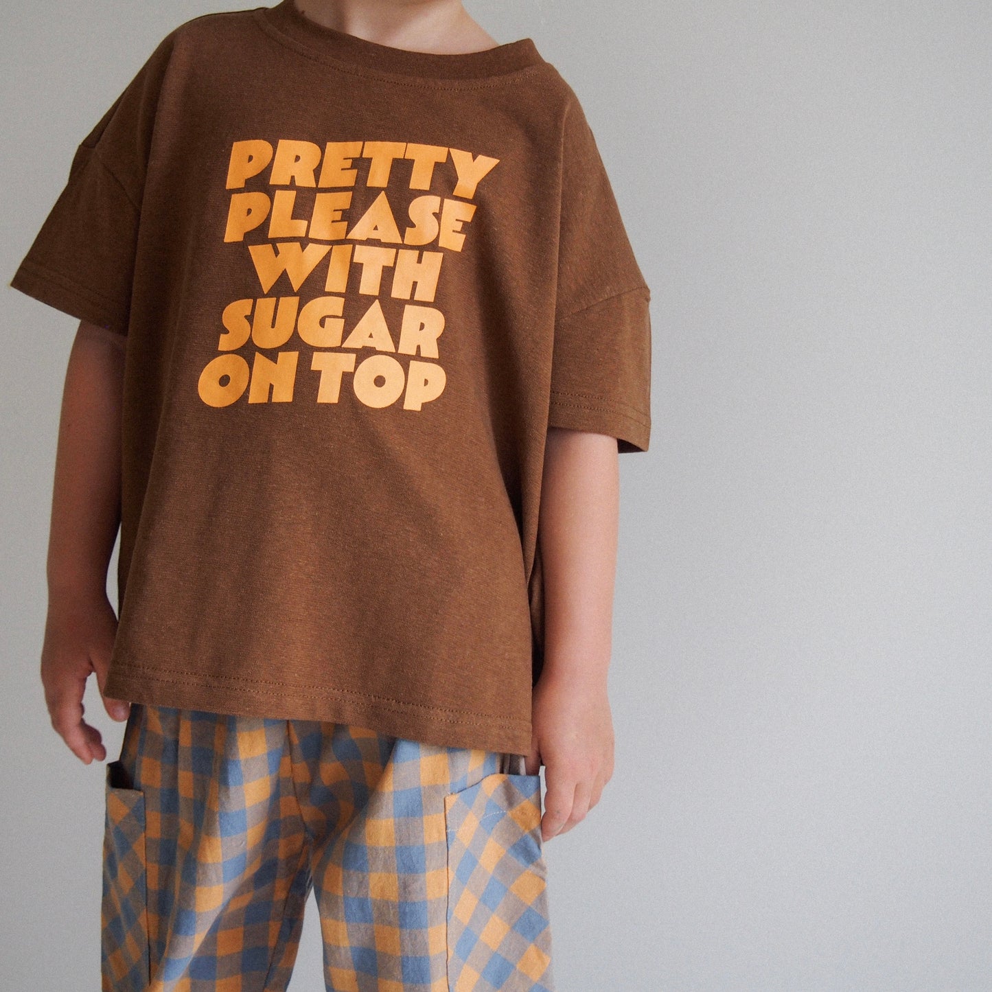 Pretty Please Oversized Tee - True Brown